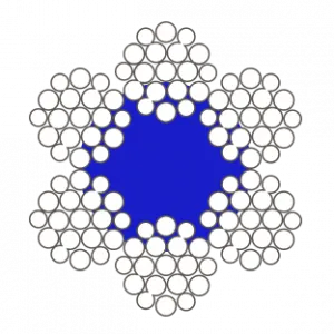 Стальной канат ГОСТ 2688-80 42 мм Г-В-Ж-Н-Р-Т-1770/180 ПП А — фото превью