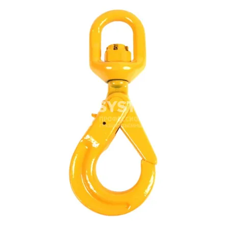 Крюк самозакрывающийся с вертлюгом на шарикоподшипнике Haklift VAKL16KL г/п 8 т, 8 класс - основное фото