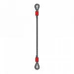 Ветвь канатная ВК 0,8 т, 3 м оцинкованная — фото превью