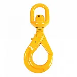 Крюк самозакрывающийся с вертлюгом на шарикоподшипнике Haklift VAKL20KL г/п 12,5 т, 8 класс — фото превью
