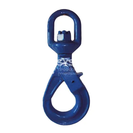 Крюк самозакрывающийся с вертлюгом на шарикоподшипнике Haklift VAKAL1022KL г/п 19 т, 10 класс - основное фото